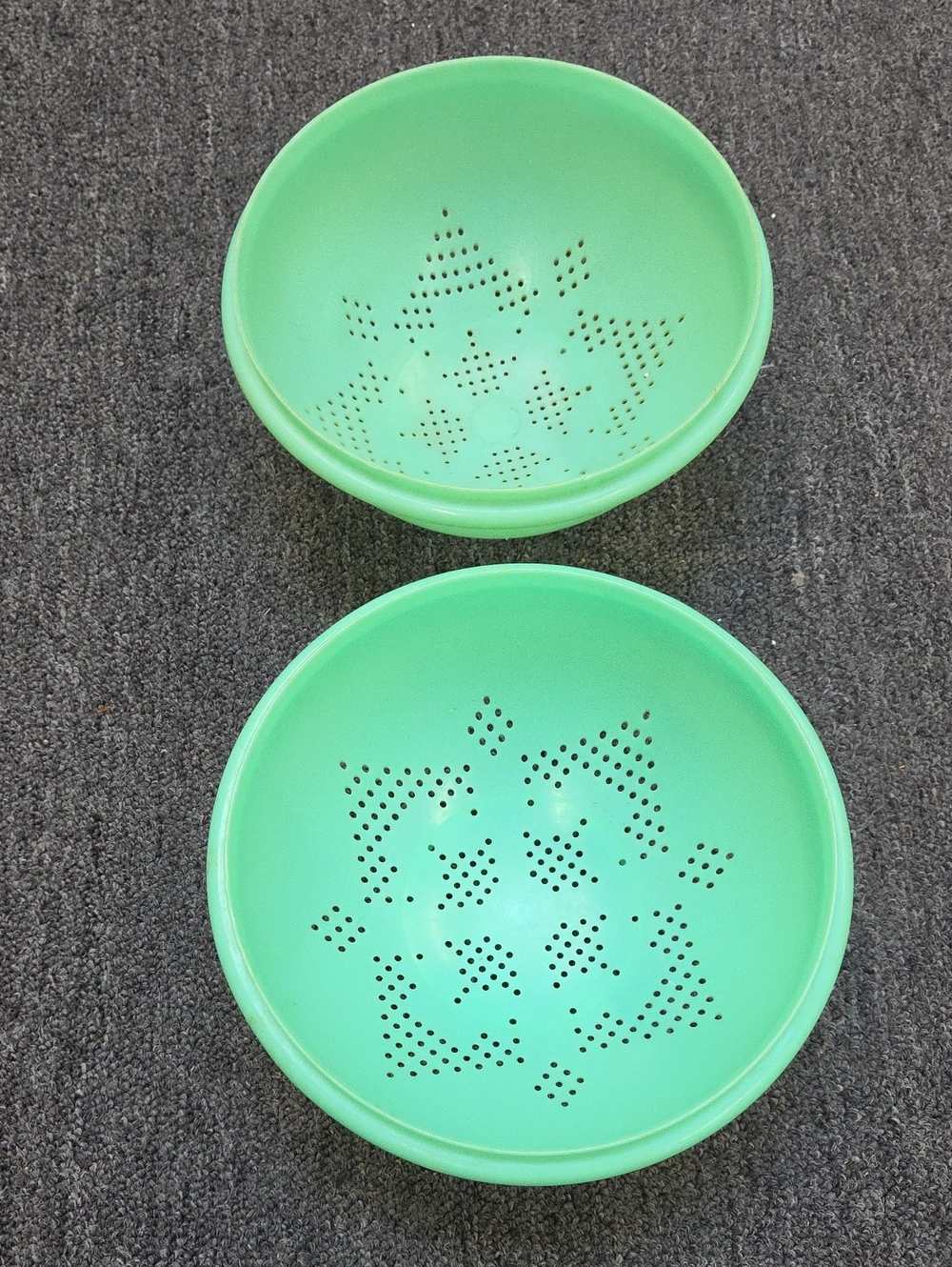 Mint Green Decorative Colander Bowl Set - Tupperware